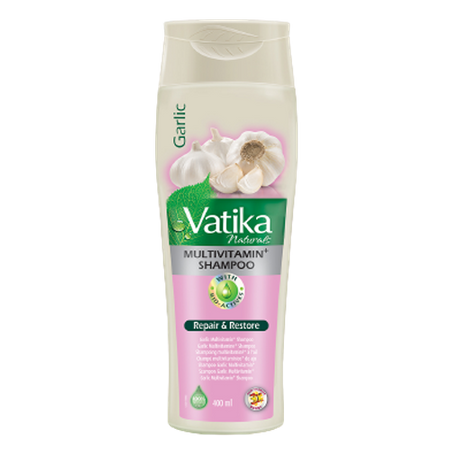 Odbudowujący szampon Vatika- Czosnek 400ml