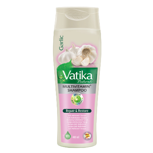 Odbudowujący szampon Vatika- Czosnek 400ml